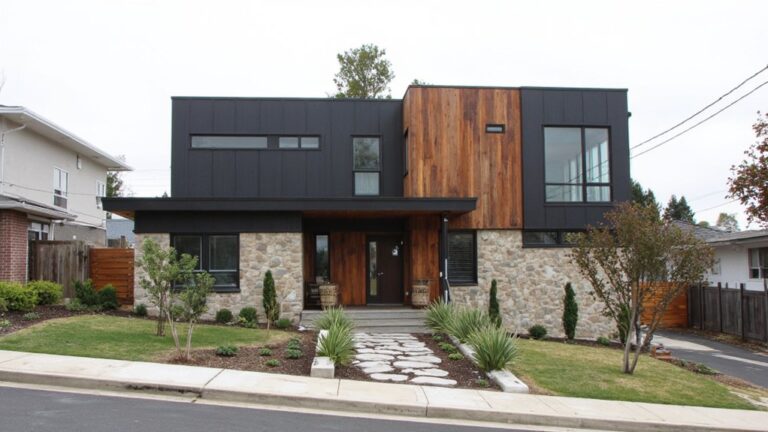 modern house exterior materials
