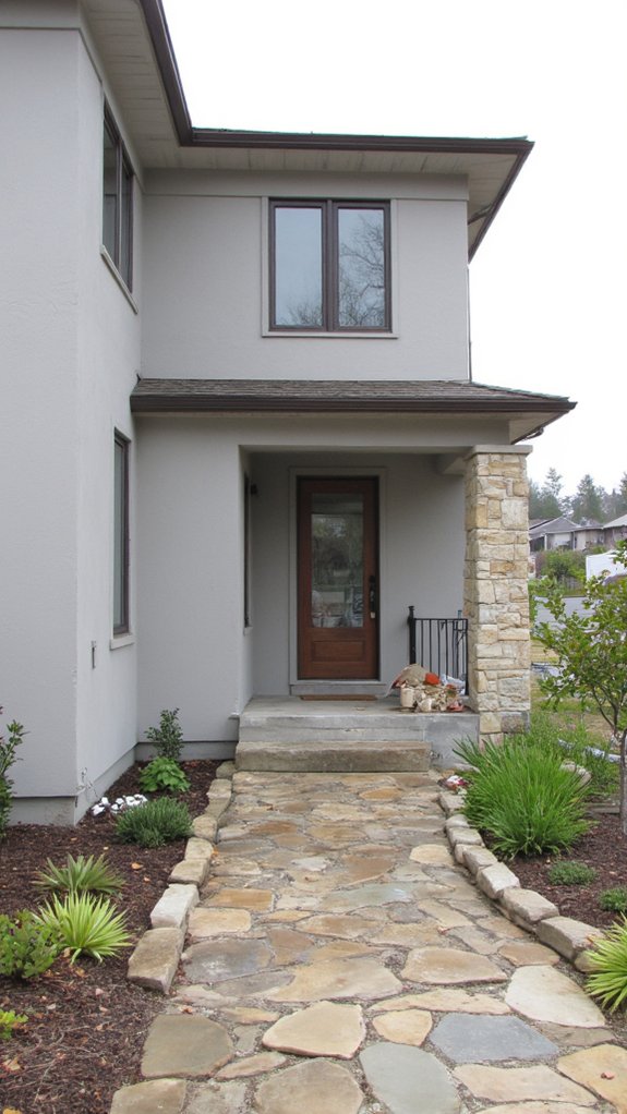 modern light gray exteriors