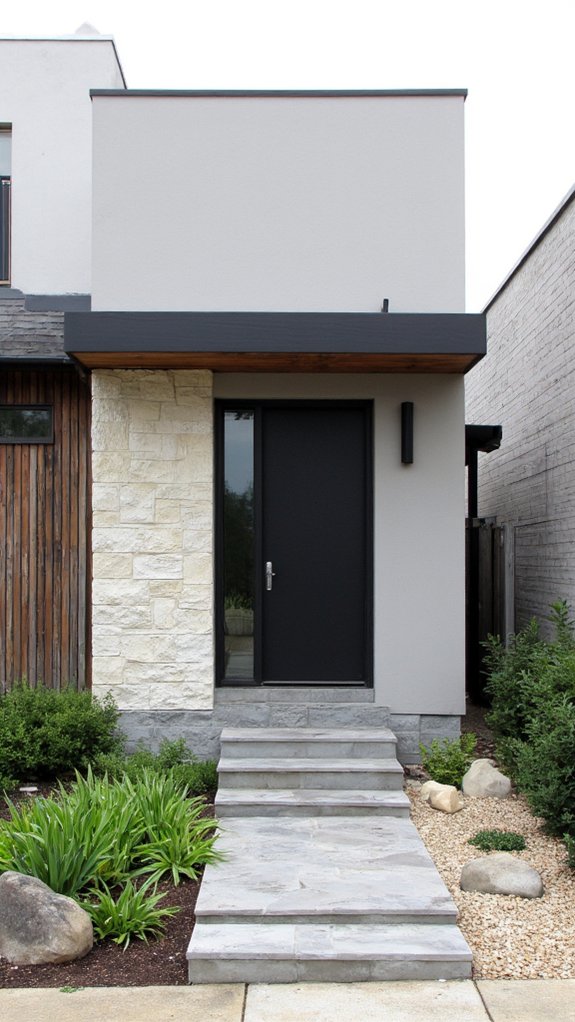 monochromatic exterior design elegance