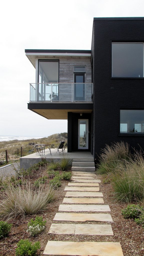 monochrome coastal design elegance