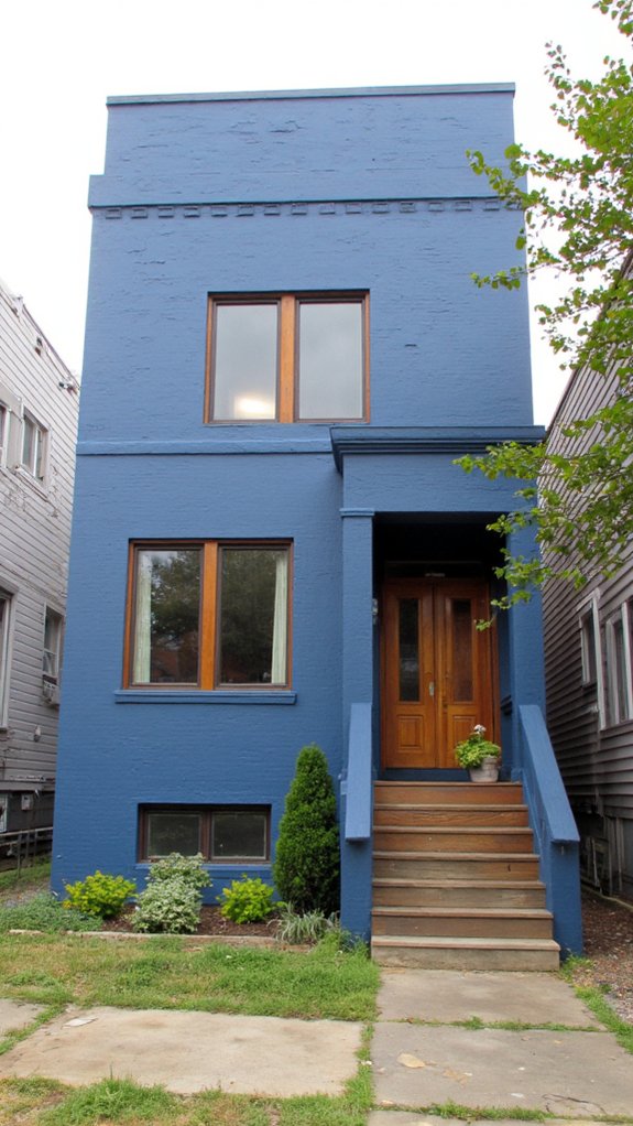 muted denim calming sophistication