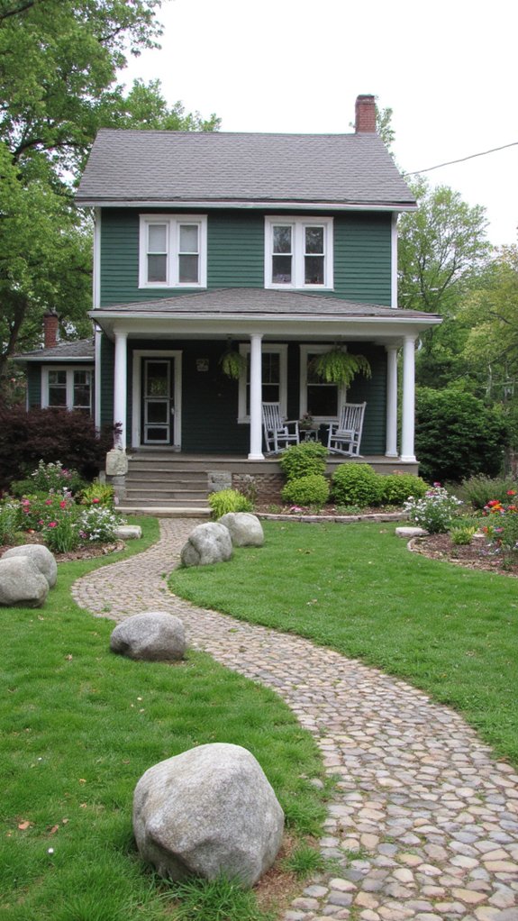 natural beauty with boulders