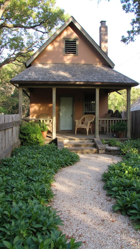 natural materials and earthy tones