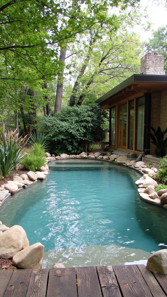 natural pool vibrant ecosystem