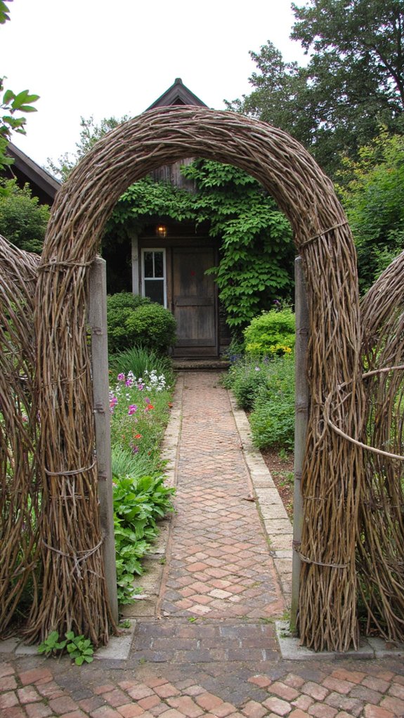 natural rustic sustainable fencing