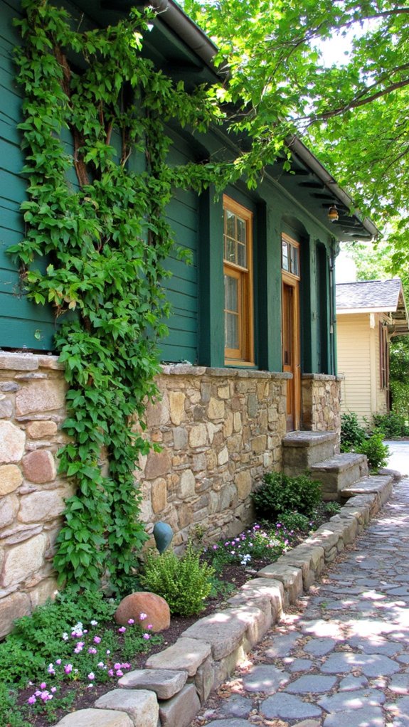 natural stone exterior accents