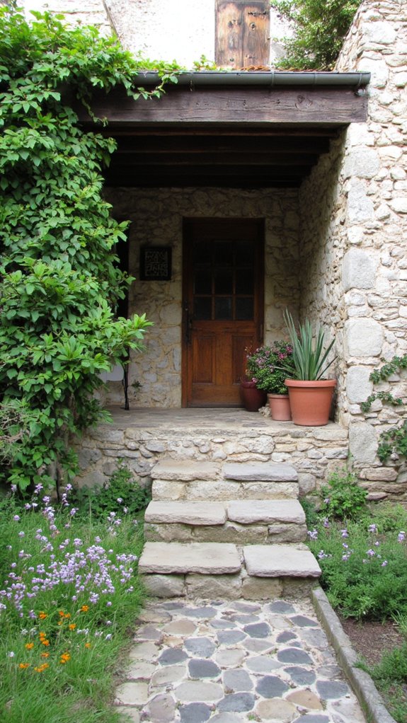 natural stone exterior accents