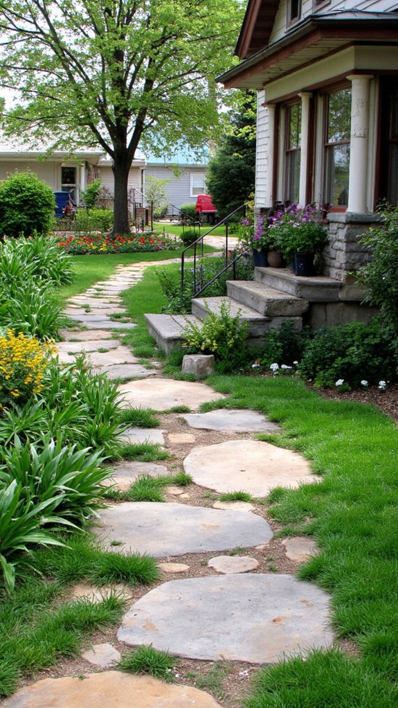 natural stone rustic pathways