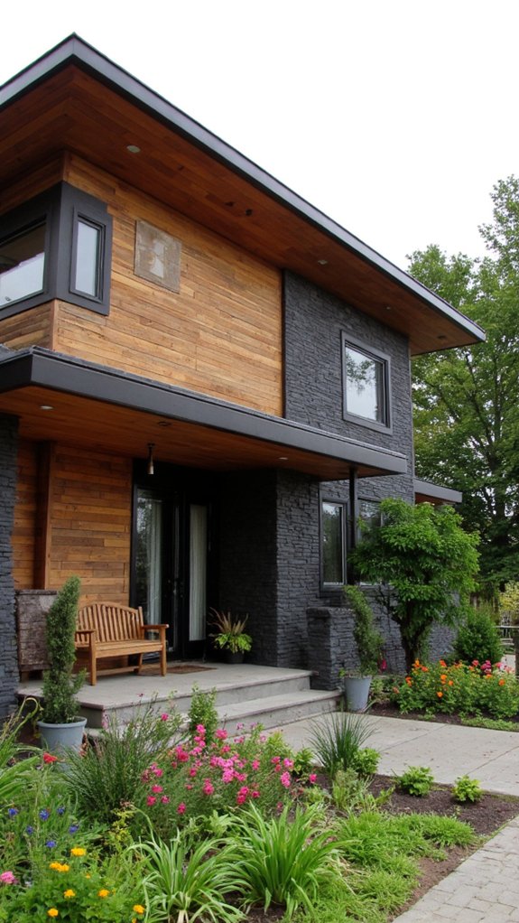 nature inspired exterior materials