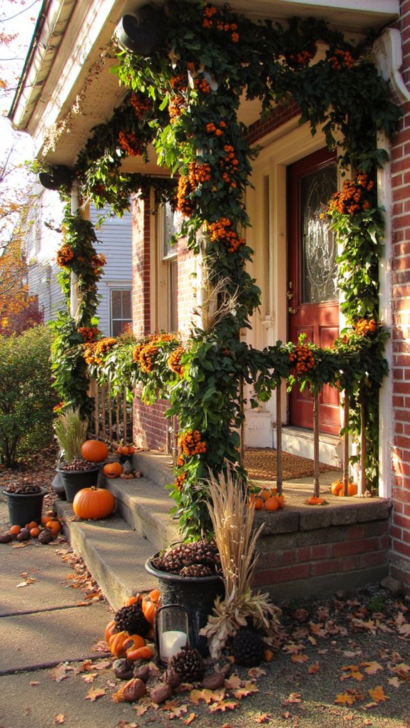 nature inspired halloween decor
