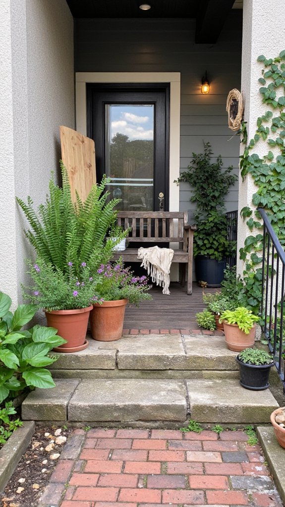 nature inspired serene porch decor