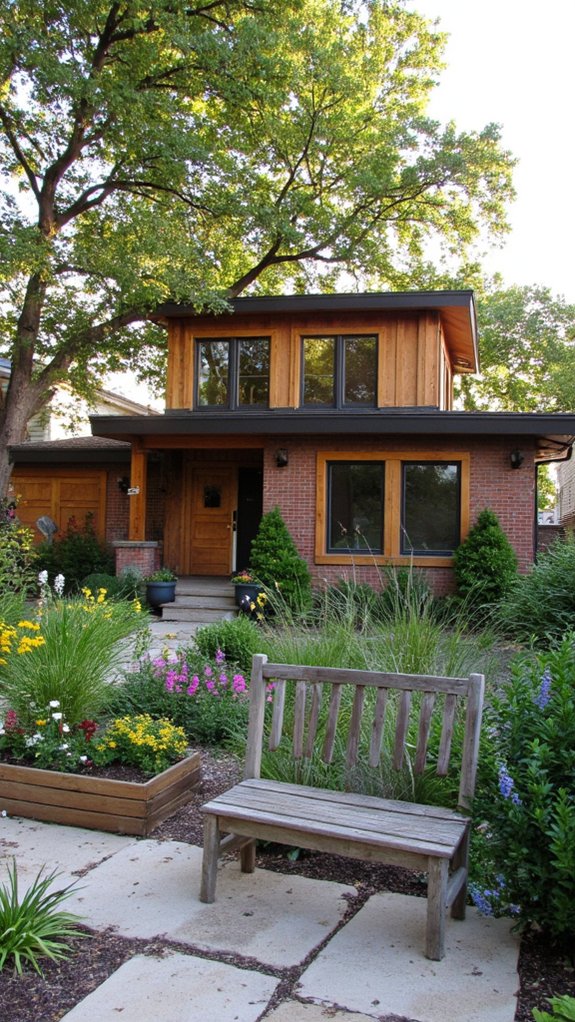 nature inspired wooden accents