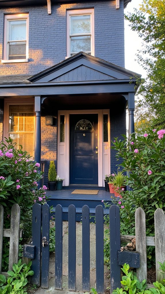 navy and blush elegance