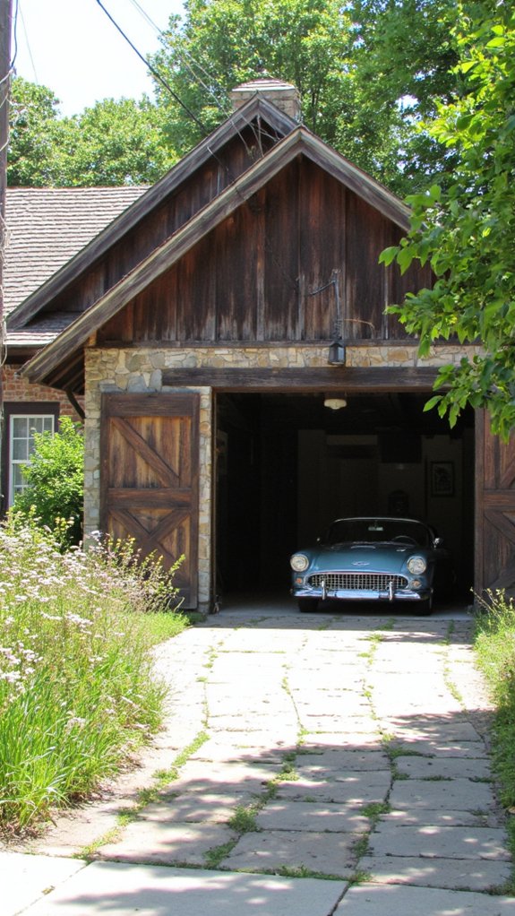nostalgic rustic carriage house