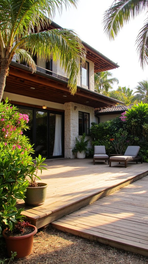 outdoor living space enhancement