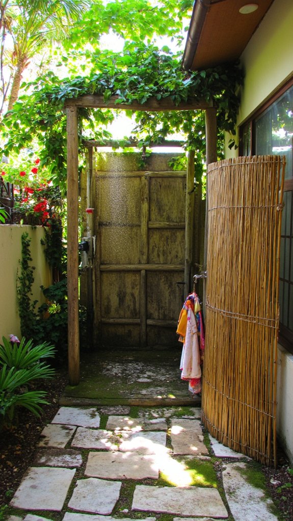 outdoor rejuvenating shower bliss