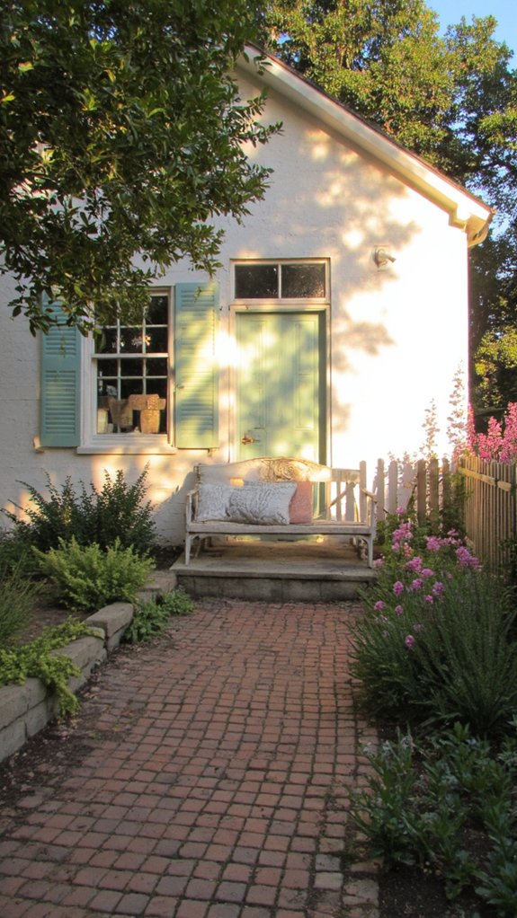 pastel beach house charm