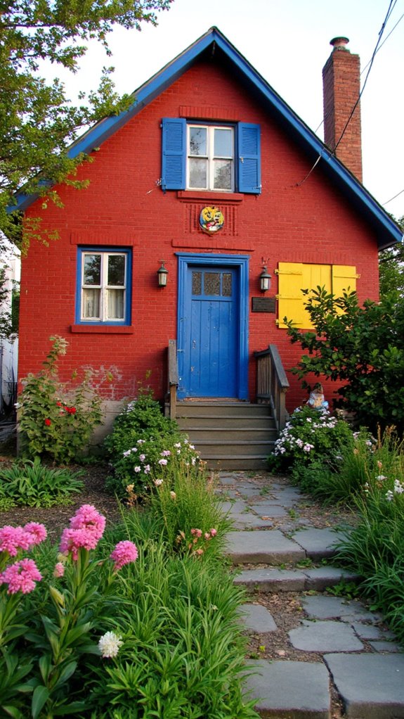 playful colorful cottage charm