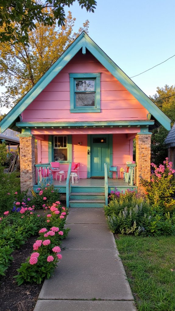 playful pink cottage charm