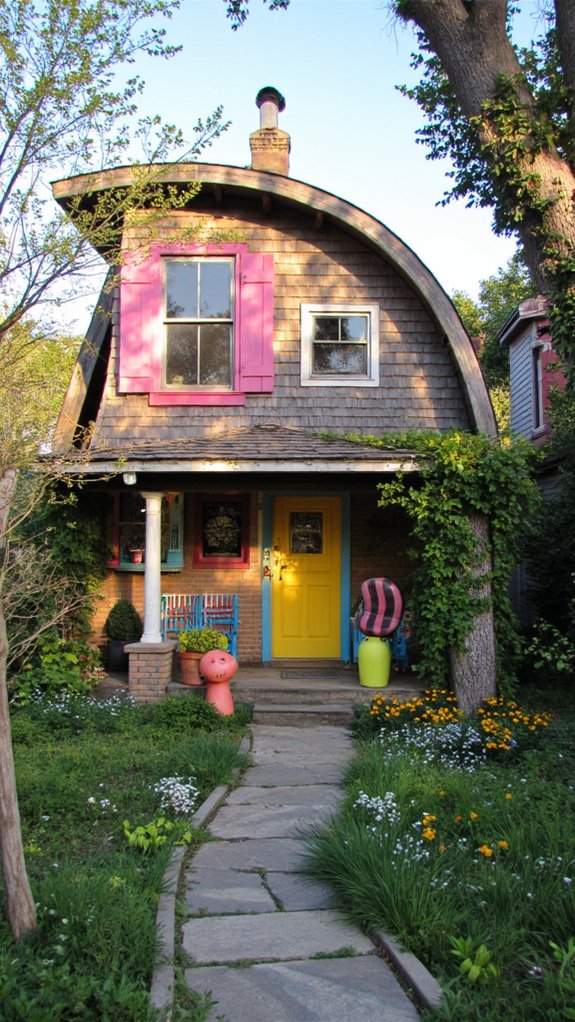 playful whimsical architectural features