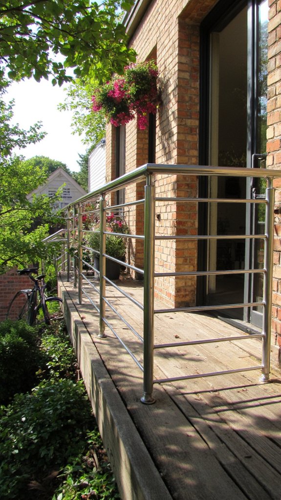 practical foldable balcony railings