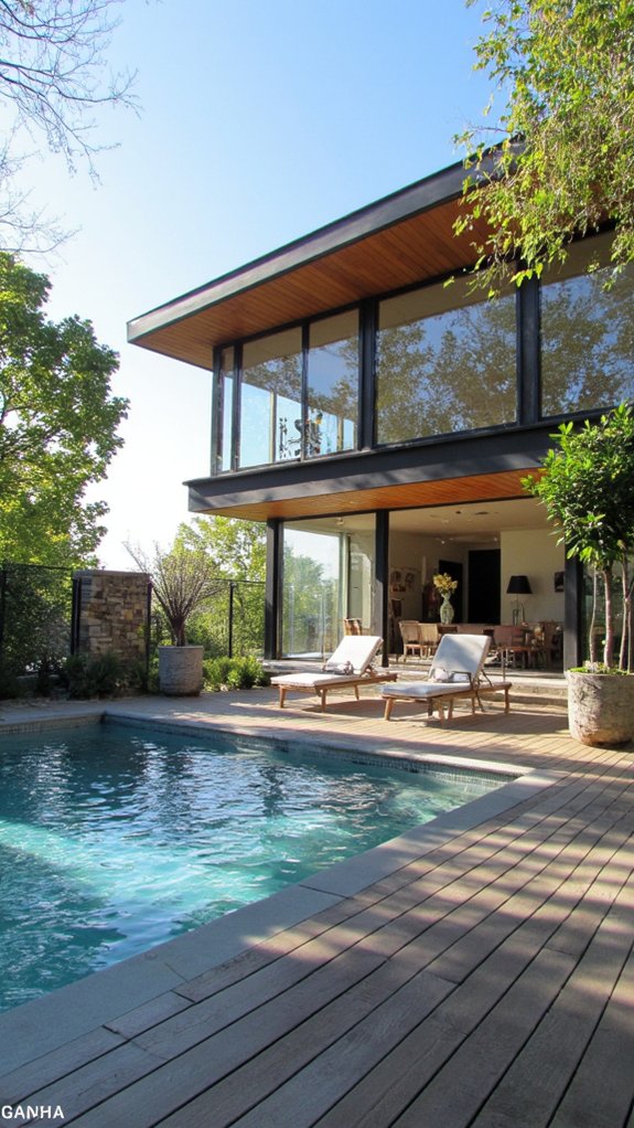rooftop pool with views