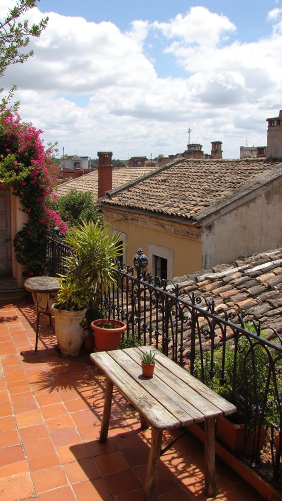 rooftop terraces with views