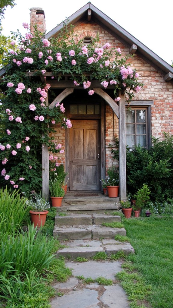 rose covered cottage charm