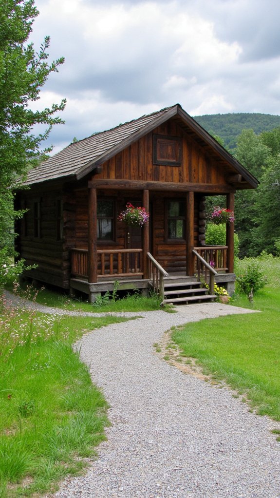 rustic charm enhances cottages