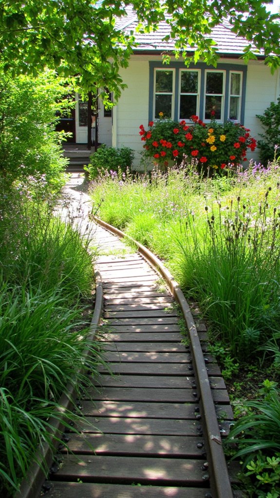 rustic charm garden pathway