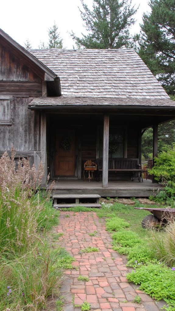 rustic charm of weathered wood