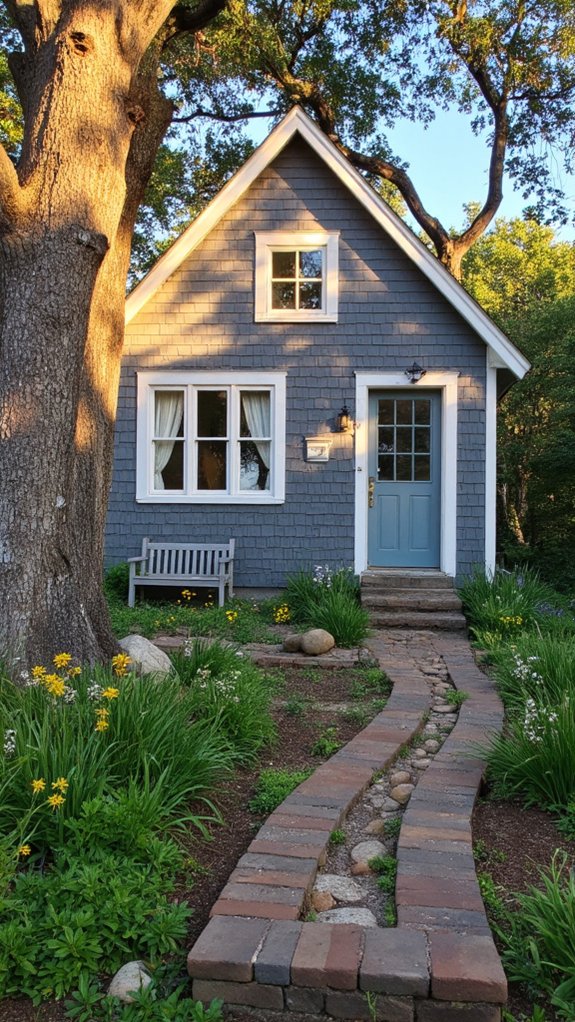 rustic cottage in nature