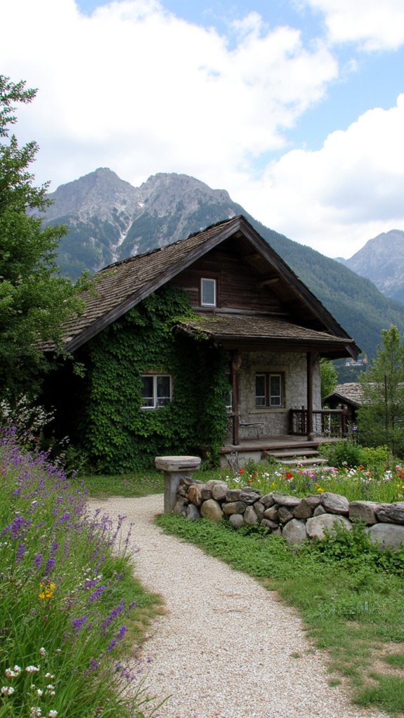 rustic cozy mountain retreat
