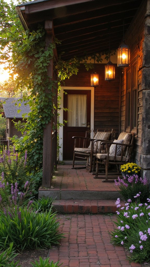 rustic lanterns for outdoors