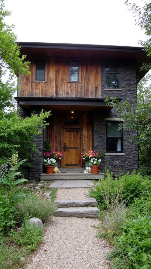 rustic modern design fusion