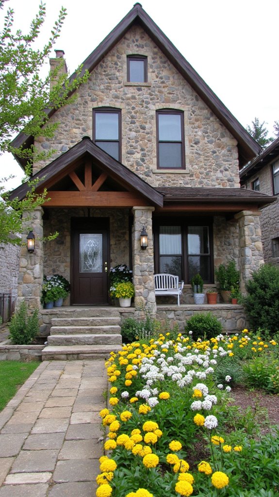 rustic modern stone exteriors