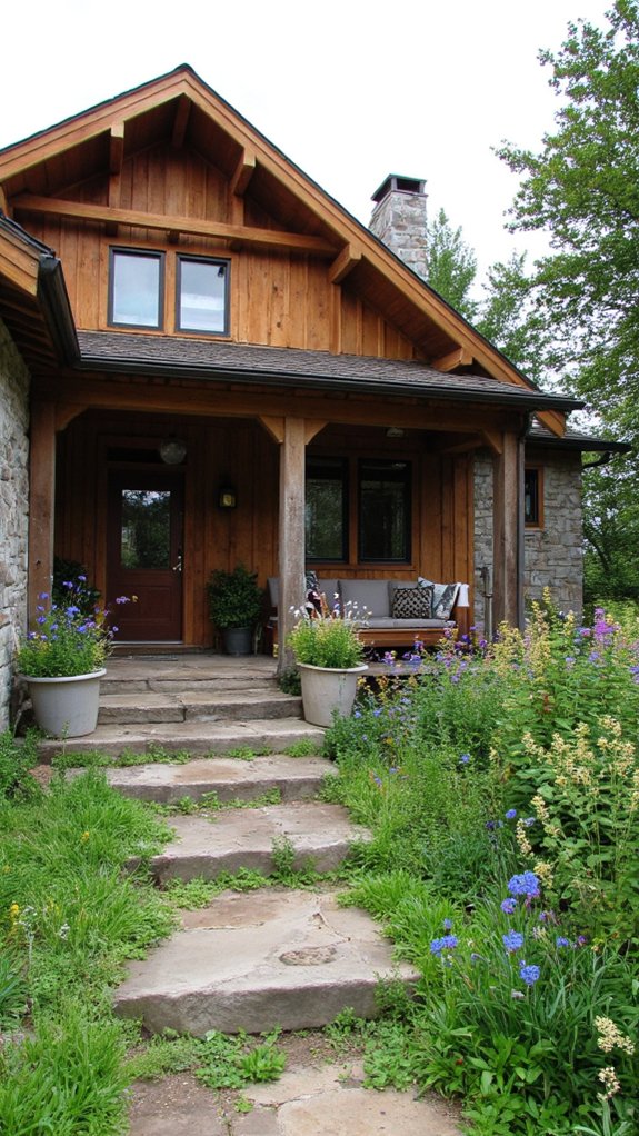 rustic modern timber elegance