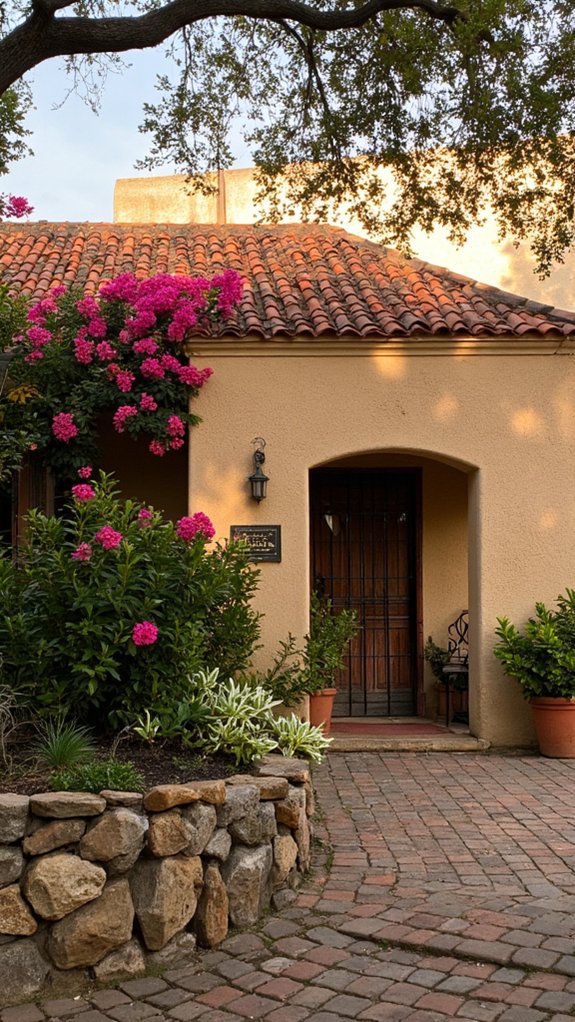 rustic red tile elegance