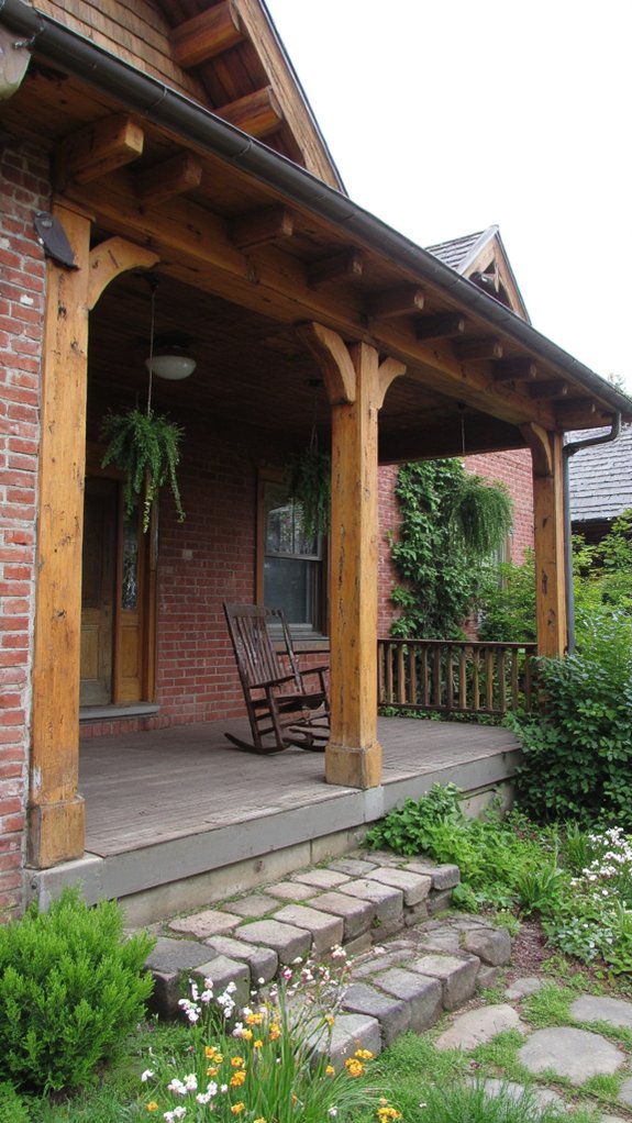 rustic timber home enhancements