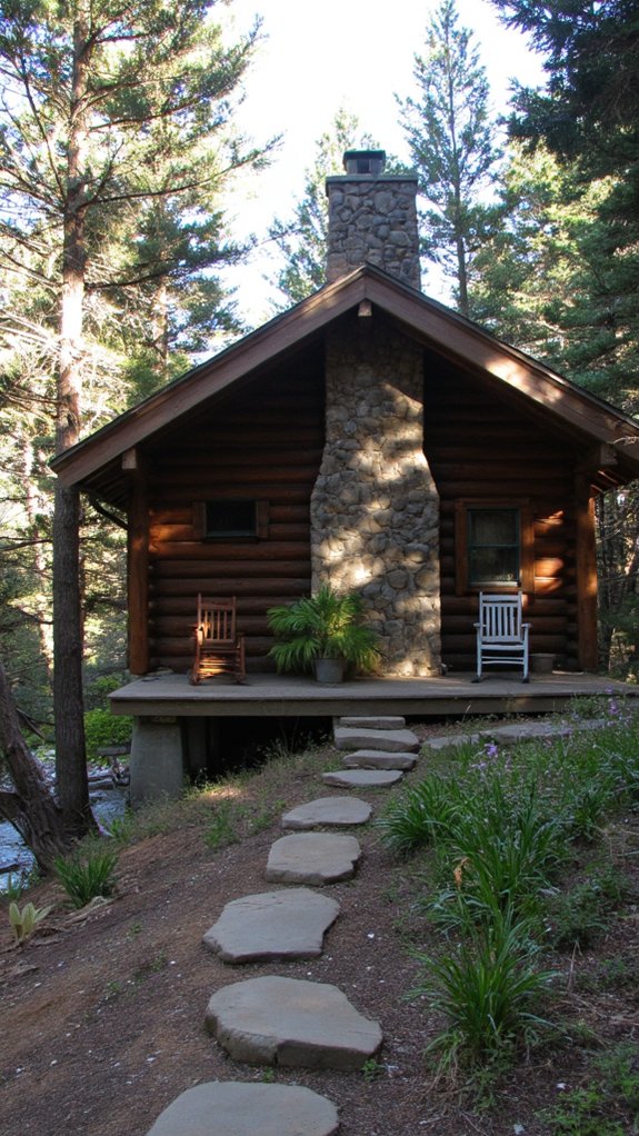 rustic warmth and comfort