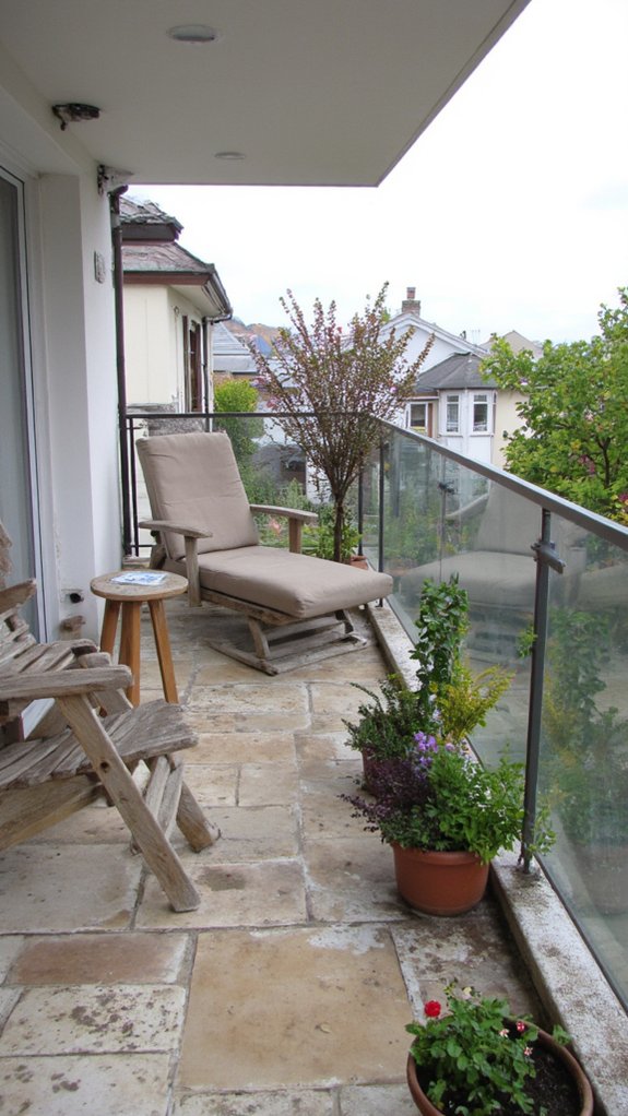 safe and stylish balcony