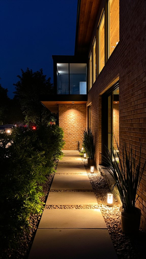 safe illuminated pathway navigation