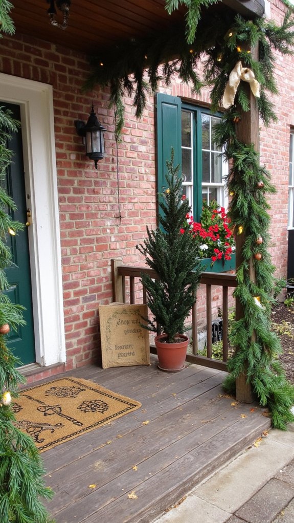 seasonal festive doormats charm