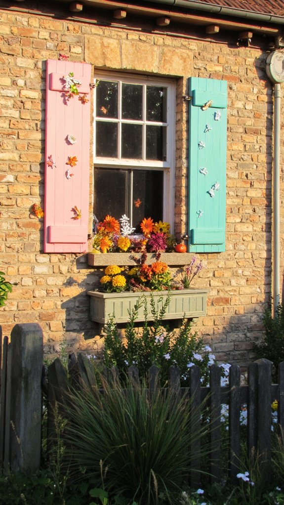 seasonal shutter decorations ideas