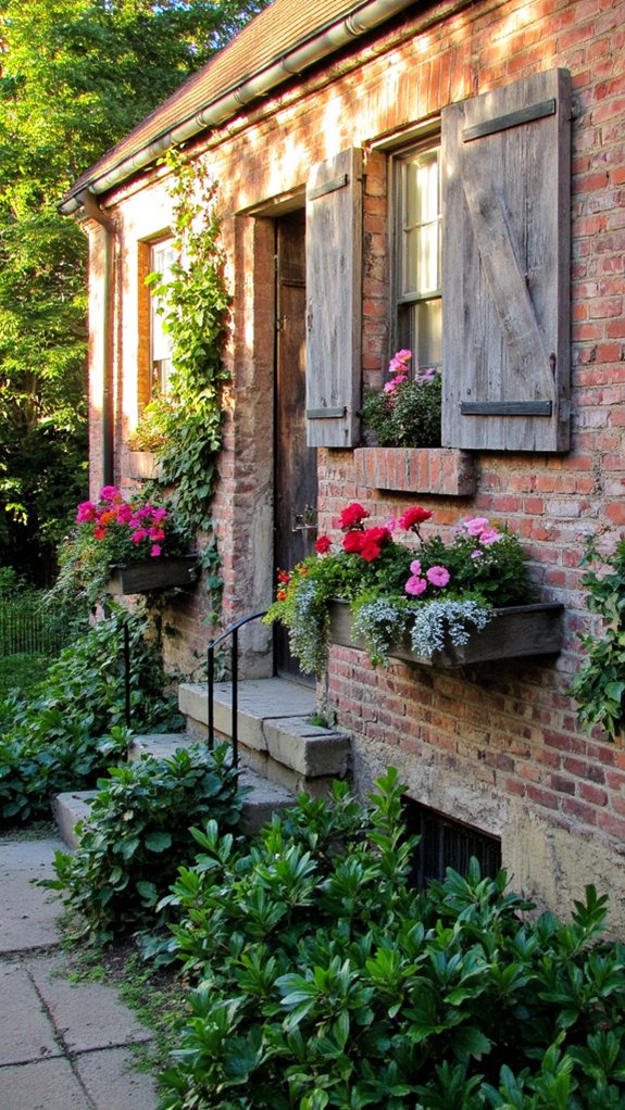 seasonal vibrant flower boxes
