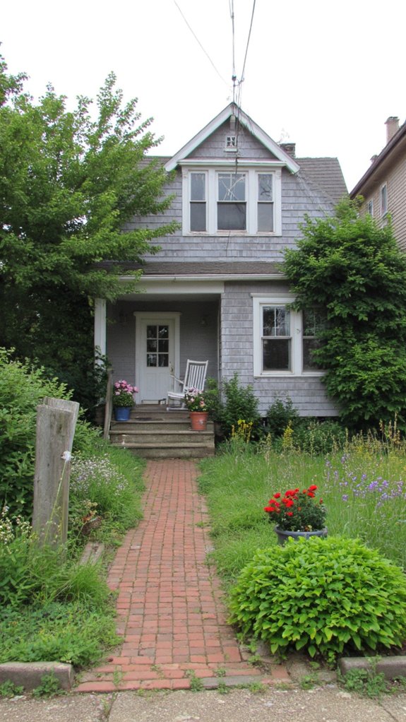 serene grey cottage charm