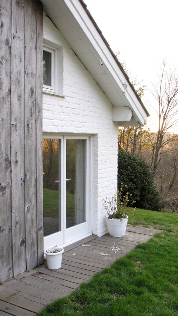 serene minimalist white retreat