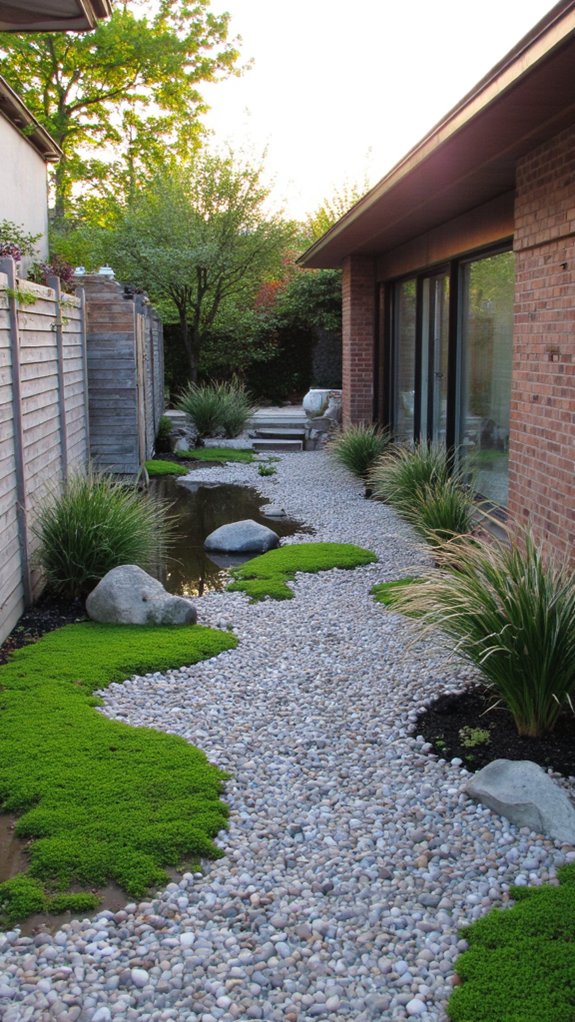 serene minimalist zen garden