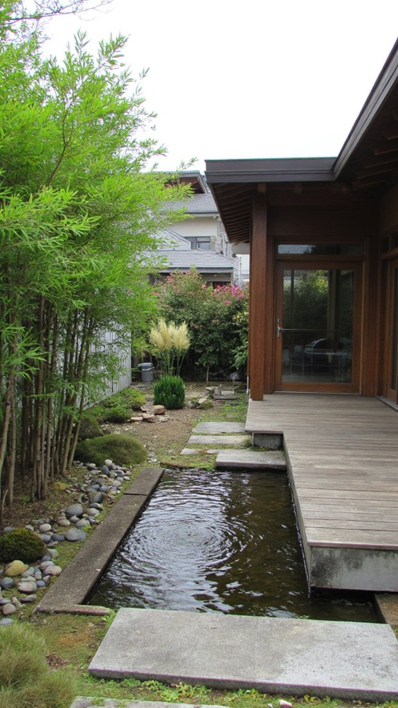 serene outdoor water features