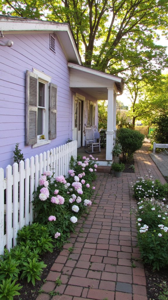 serene powdered lilac charm